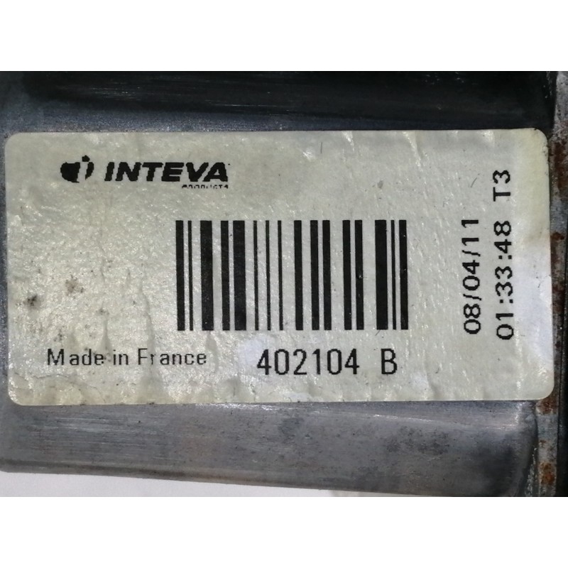 Recambio de elevalunas delantero derecho para peugeot partner kombi premium referencia OEM IAM 402104B  