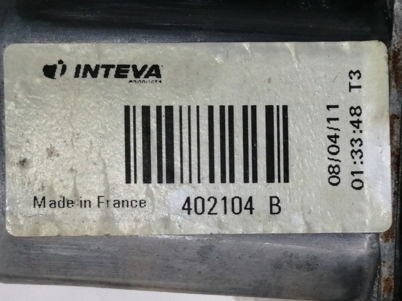 Recambio de elevalunas delantero derecho para peugeot partner kombi premium referencia OEM IAM 402104B  