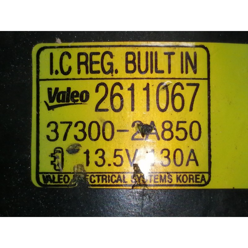 Recambio de alternador para hyundai ix35 comfort 2wd referencia OEM IAM 373002A850 2611067 