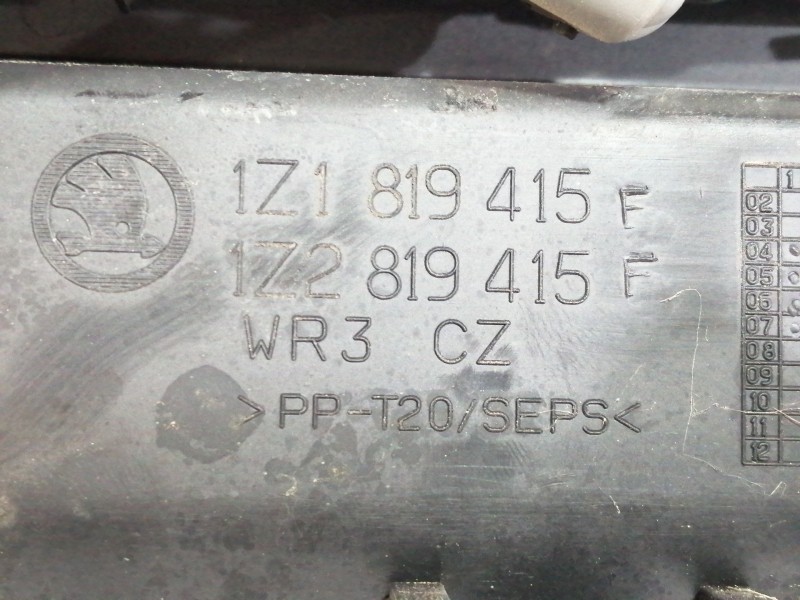 Recambio de torpedo para skoda octavia berlina (1z3) 1.9 tdi referencia OEM IAM 1Z1819415 1Z1819415F 