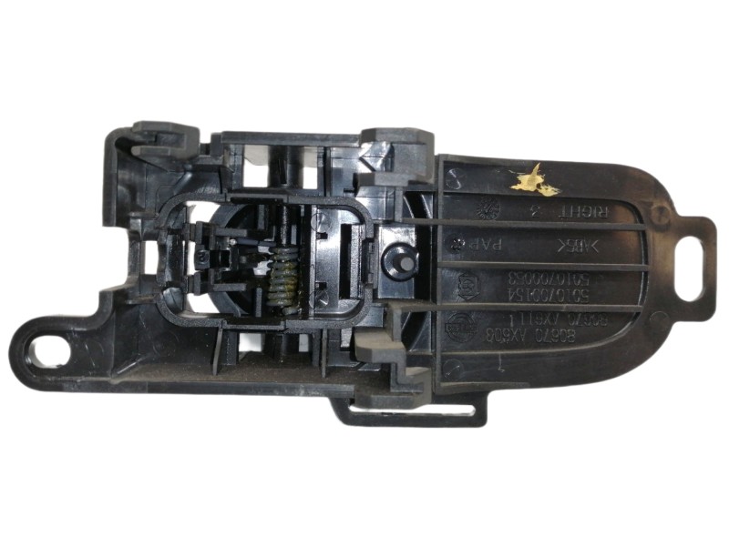 Recambio de maneta interior delantera derecha para nissan micra (k12e) acenta referencia OEM IAM 80670AX611 80670AX603 501070015