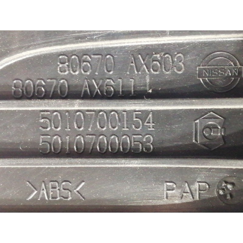 Recambio de maneta interior delantera derecha para nissan micra (k12e) acenta referencia OEM IAM 80670AX611 80670AX603 501070015