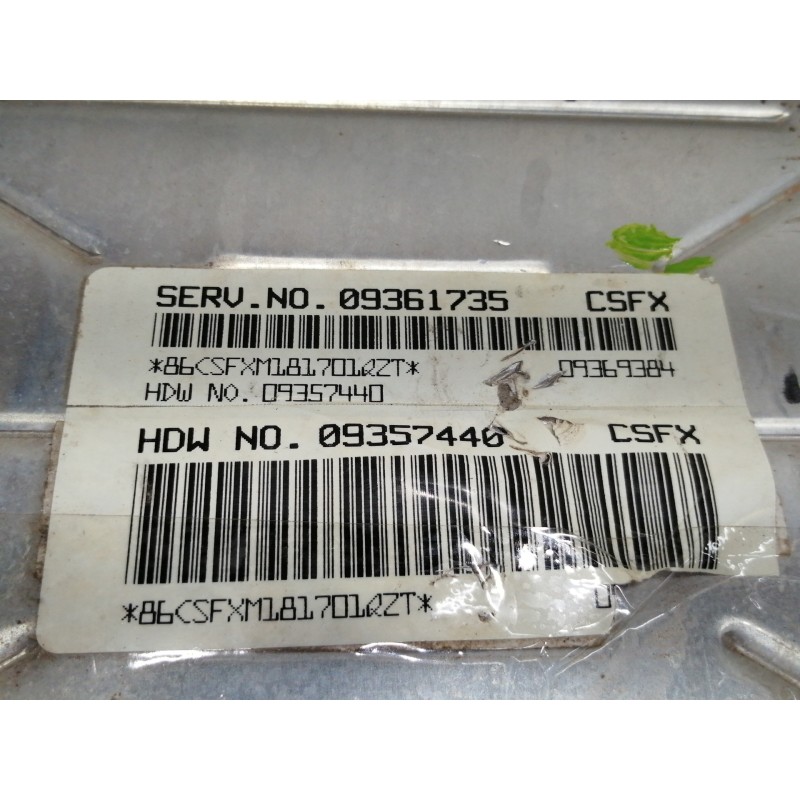 Recambio de centralita motor uce para chevrolet camaro coupe piel referencia OEM IAM 09357440  