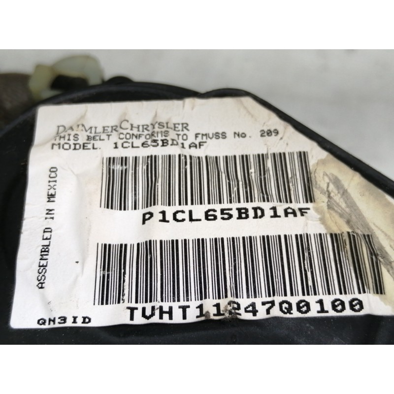 Recambio de cinturon seguridad delantero izquierdo para jeep gr. cherokee (wh) 3.0 crd overland referencia OEM IAM 1CL65BD1AF  