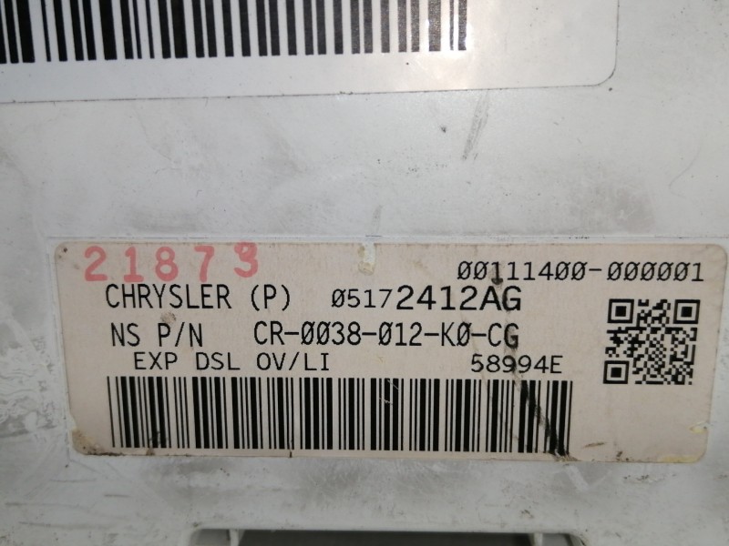 Recambio de cuadro instrumentos para jeep gr. cherokee (wh) 3.0 crd overland referencia OEM IAM 05172412AG  