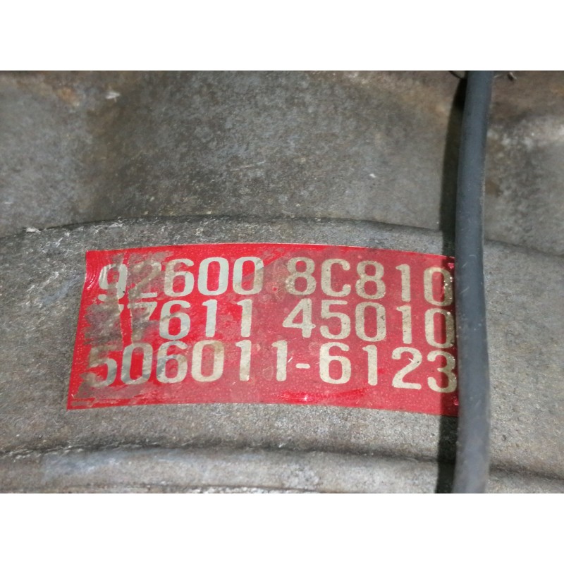 Recambio de compresor aire acondicionado para nissan serena (c23m) 2.3 lx diesel referencia OEM IAM 5062116060  