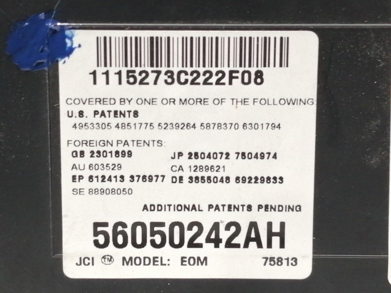 Recambio de luz interior para jeep gr. cherokee (wh) 3.0 crd overland referencia OEM IAM 56050242AH  