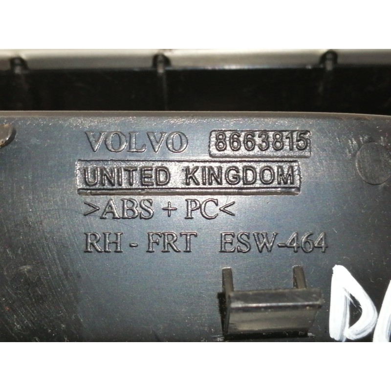 Recambio de mando elevalunas delantero derecho para volvo c30 1.6 d kinetic referencia OEM IAM 8663815 ESW464 