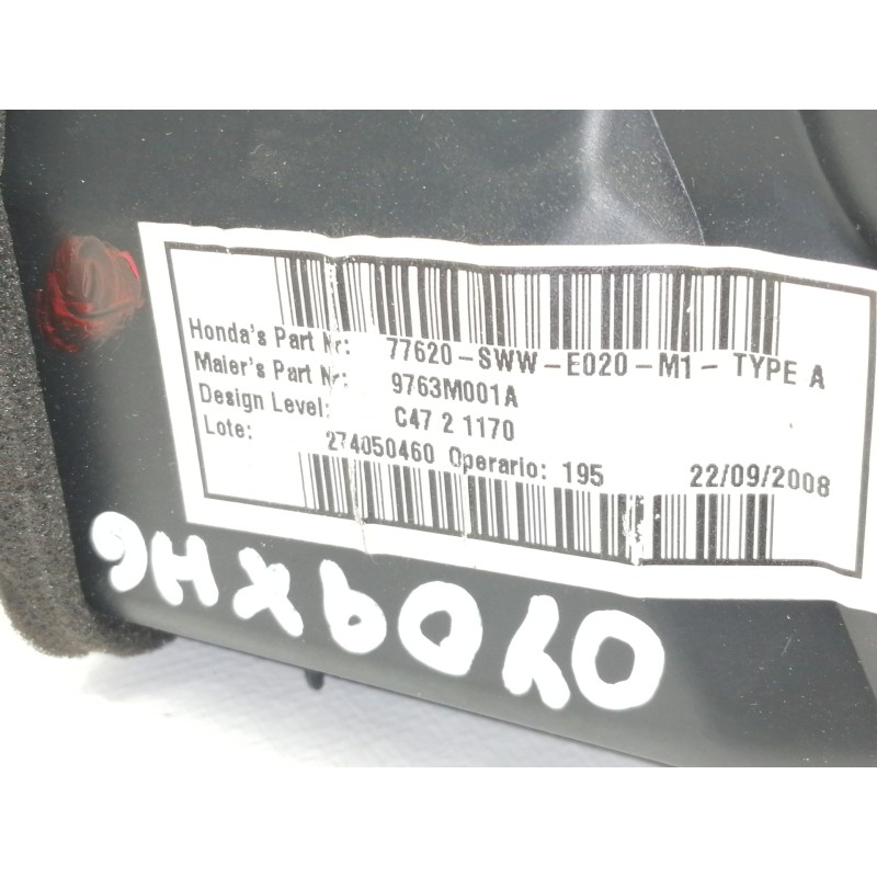 Recambio de rejilla aireadora para honda cr-v (re) comfort referencia OEM IAM 77620SWW  
