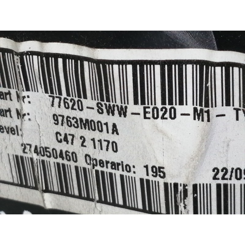 Recambio de rejilla aireadora para honda cr-v (re) comfort referencia OEM IAM 77620SWW  