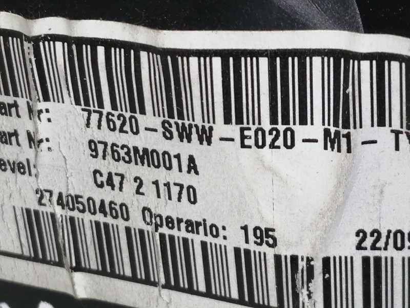 Recambio de rejilla aireadora para honda cr-v (re) comfort referencia OEM IAM 77620SWW  