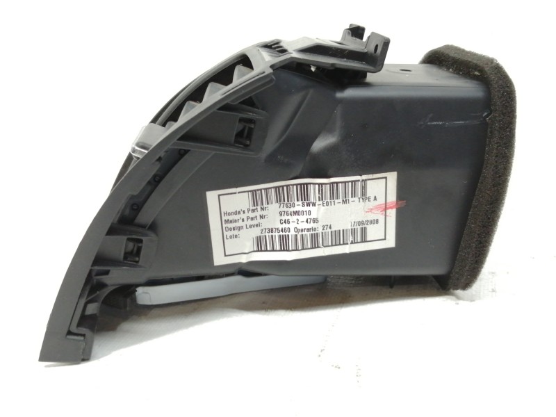 Recambio de rejilla aireadora para honda cr-v (re) comfort referencia OEM IAM 77630SW  