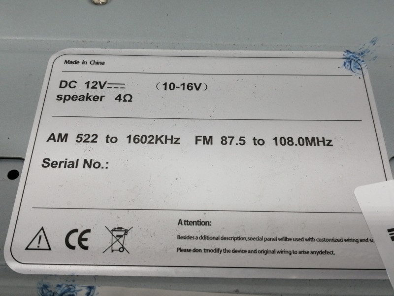 Recambio de sistema audio / radio cd para jeep gr. cherokee (wh) 3.0 crd overland referencia OEM IAM JP002A10CA NVJP002KL060421 