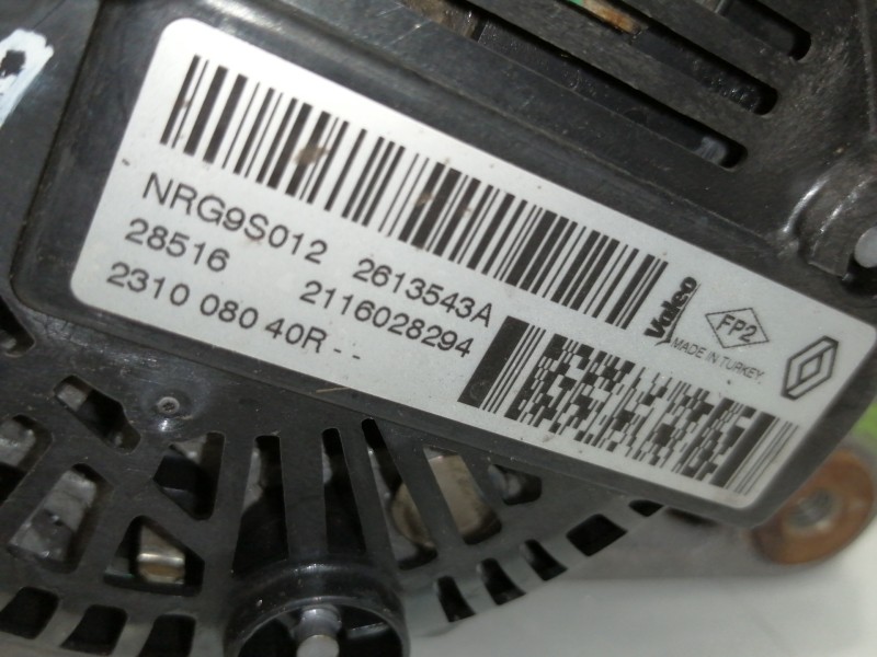 Recambio de alternador para renault megane iv berlina 5p experience referencia OEM IAM 2613543A 231008040R 
