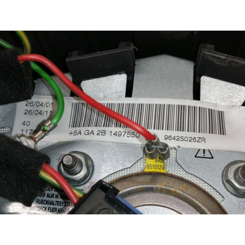 Recambio de airbag delantero izquierdo para peugeot 206 berlina xs referencia OEM IAM 96425026ZR  