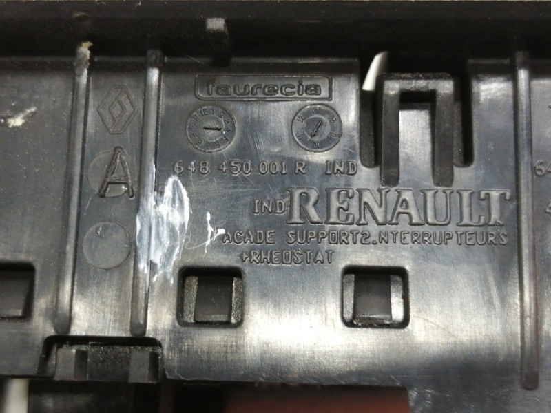 Recambio de mando luces para renault scenic iii dynamique referencia OEM IAM 648450001  