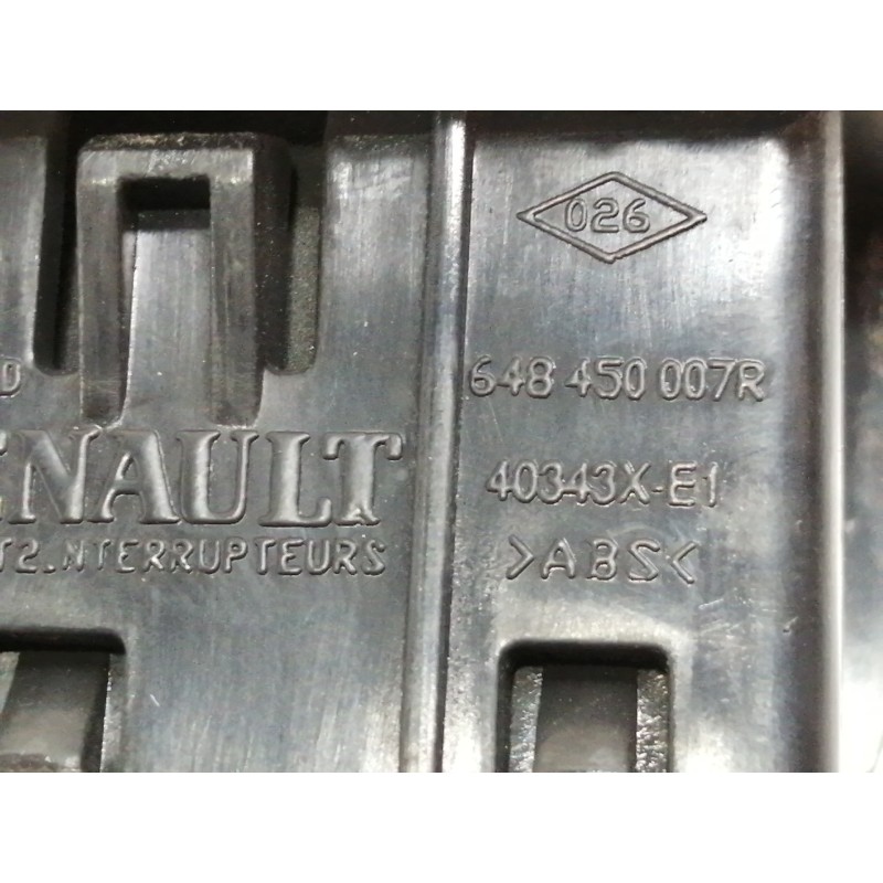 Recambio de mando luces para renault scenic iii dynamique referencia OEM IAM 648450001  