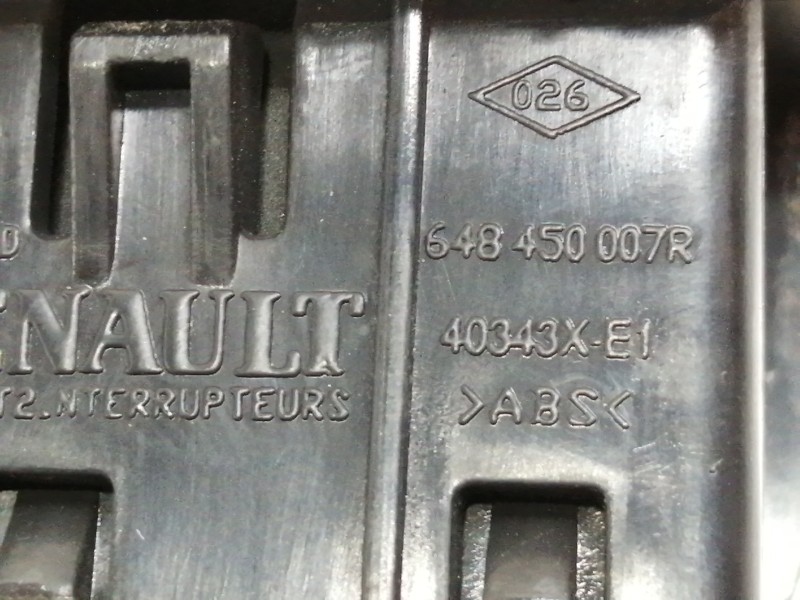 Recambio de mando luces para renault scenic iii dynamique referencia OEM IAM 648450001  