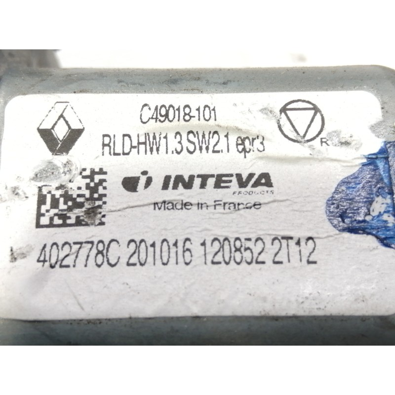 Recambio de elevalunas trasero izquierdo para renault megane iv berlina 5p experience referencia OEM IAM C49018101  