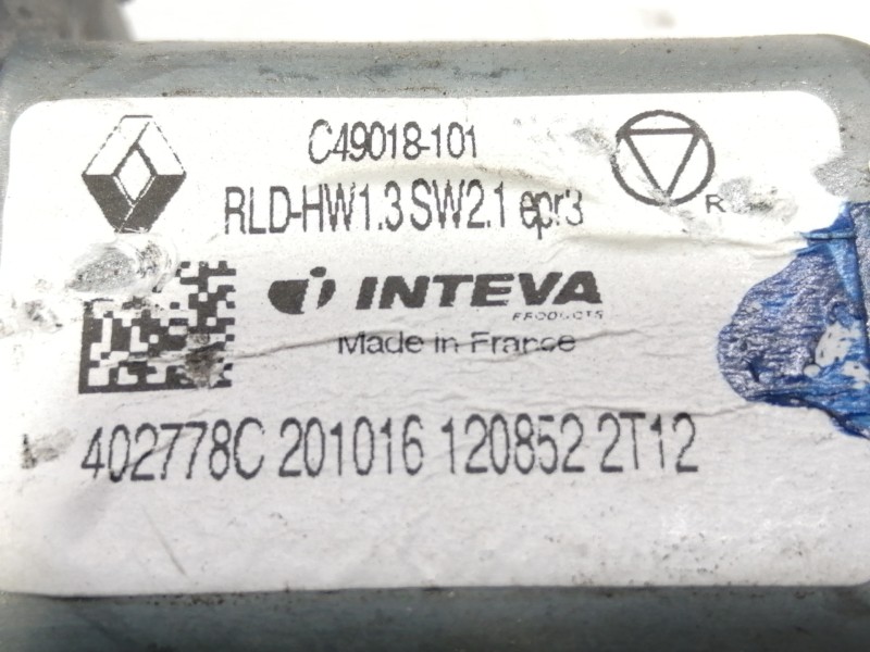 Recambio de elevalunas trasero izquierdo para renault megane iv berlina 5p experience referencia OEM IAM C49018101  