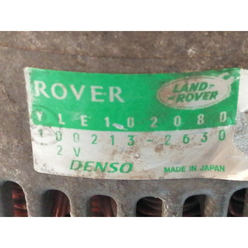 Recambio de alternador para mg serie 25 (rf) comfort (5-ptas.) referencia OEM IAM YLE102080  