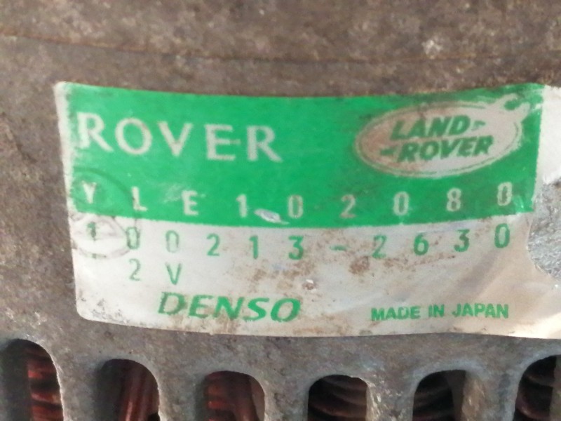 Recambio de alternador para mg serie 25 (rf) comfort (5-ptas.) referencia OEM IAM YLE102080  