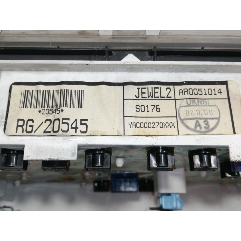 Recambio de cuadro instrumentos para mg serie 25 (rf) comfort (5-ptas.) referencia OEM IAM AR0051014  