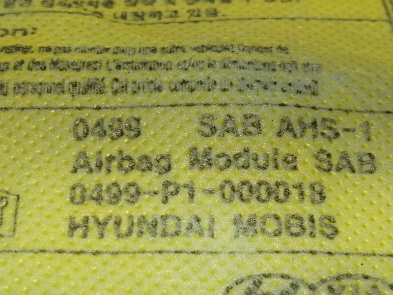 Recambio de airbag delantero derecho para hyundai i40 1.7 crdi cat referencia OEM IAM 0499P1000018  