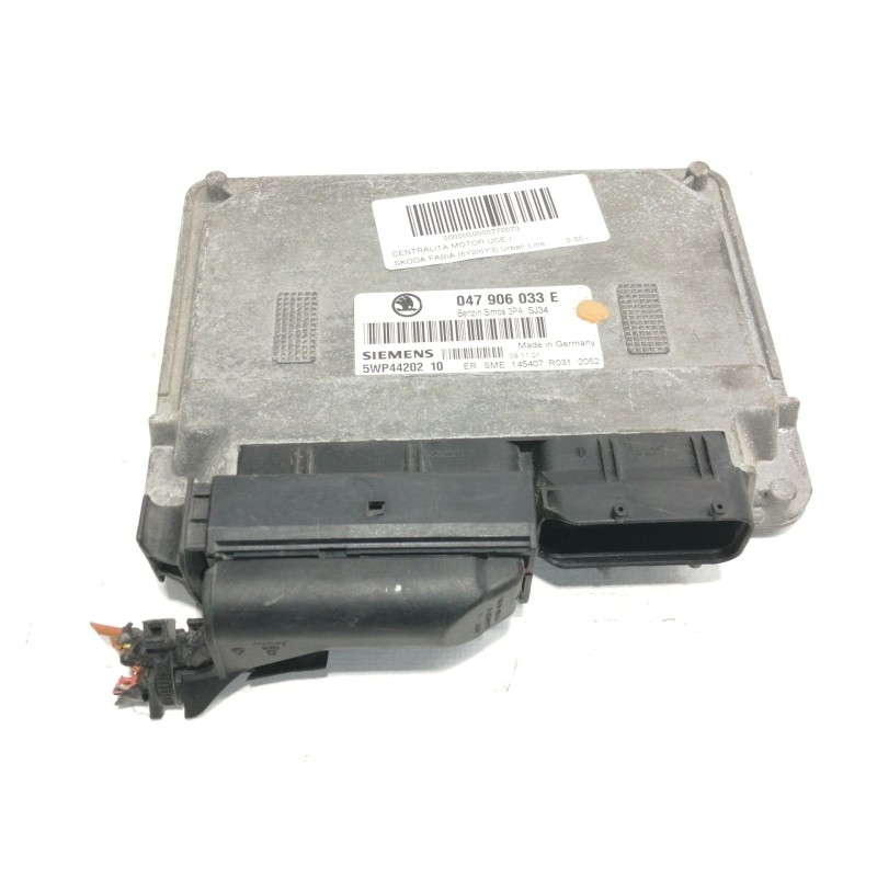 Recambio de centralita motor uce para skoda fabia (6y2/6y3) urban line referencia OEM IAM 047906033E  