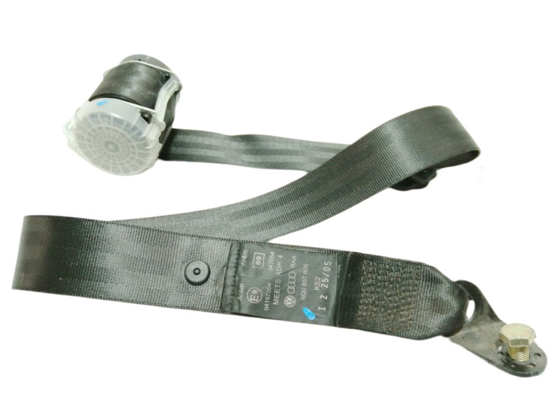 Recambio de cinturon seguridad trasero izquierdo para volkswagen polo (9n3) advance referencia OEM IAM 6Q0857805  