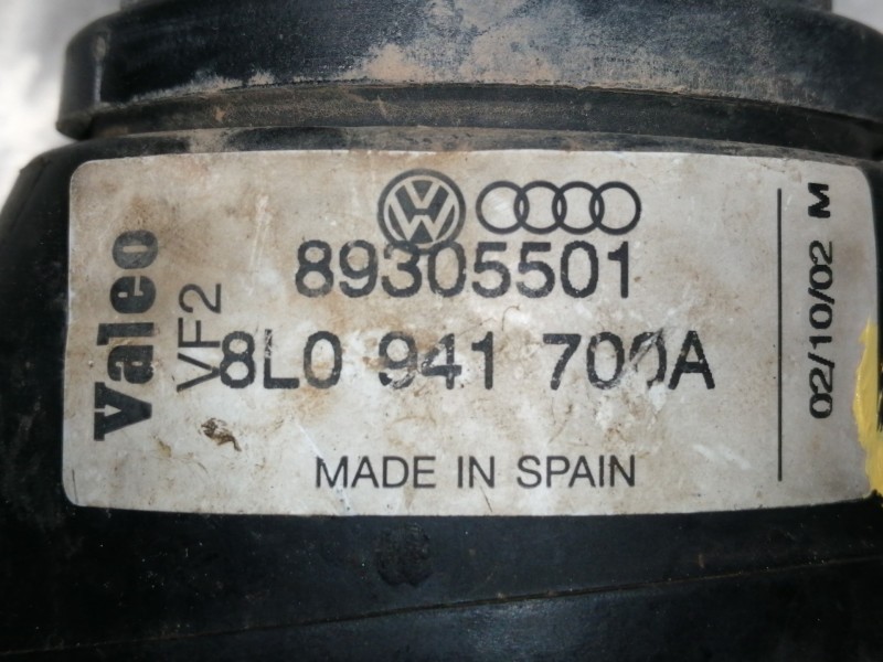 Recambio de faro antiniebla derecho para audi a3 (8l) 1.6 ambiente referencia OEM IAM 8L0941700A 89305501 