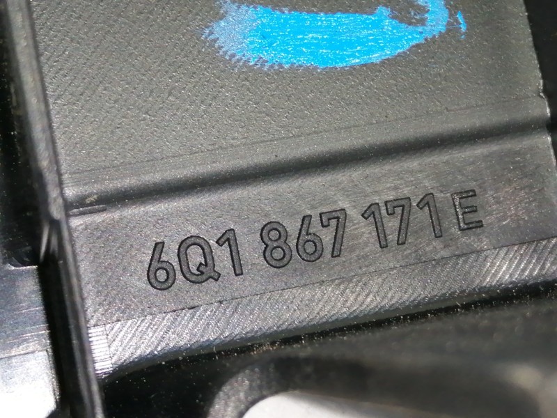 Recambio de mando elevalunas delantero izquierdo para volkswagen polo (9n3) advance referencia OEM IAM 6Q1867171E 6Q1867171 