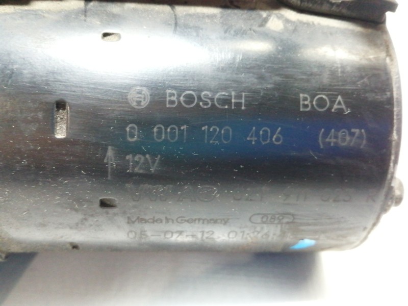 Recambio de motor arranque para volkswagen polo (9n3) advance referencia OEM IAM 0001120406 02T911023R 