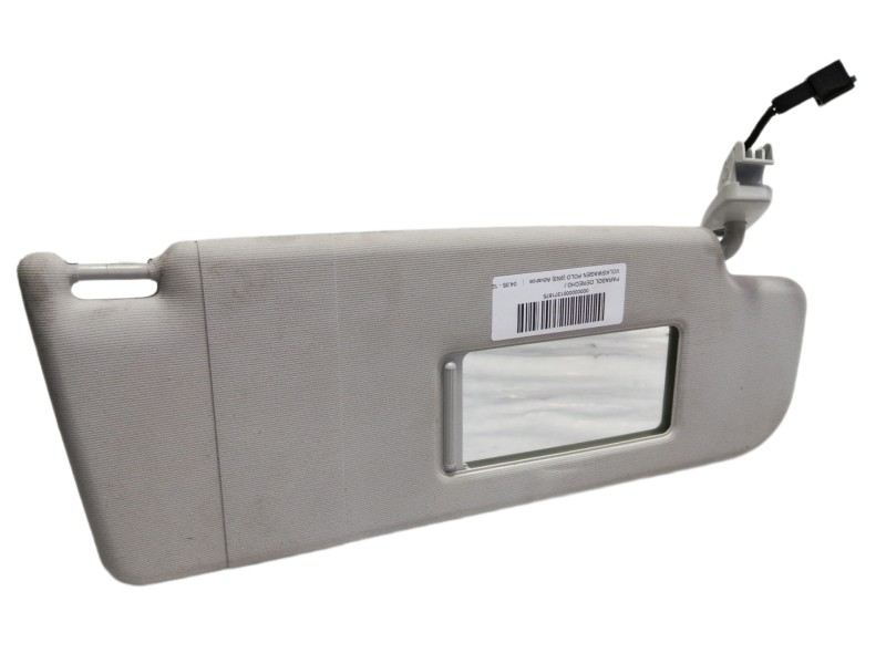 Recambio de parasol derecho para volkswagen polo (9n3) advance referencia OEM IAM 6Q0857552F  
