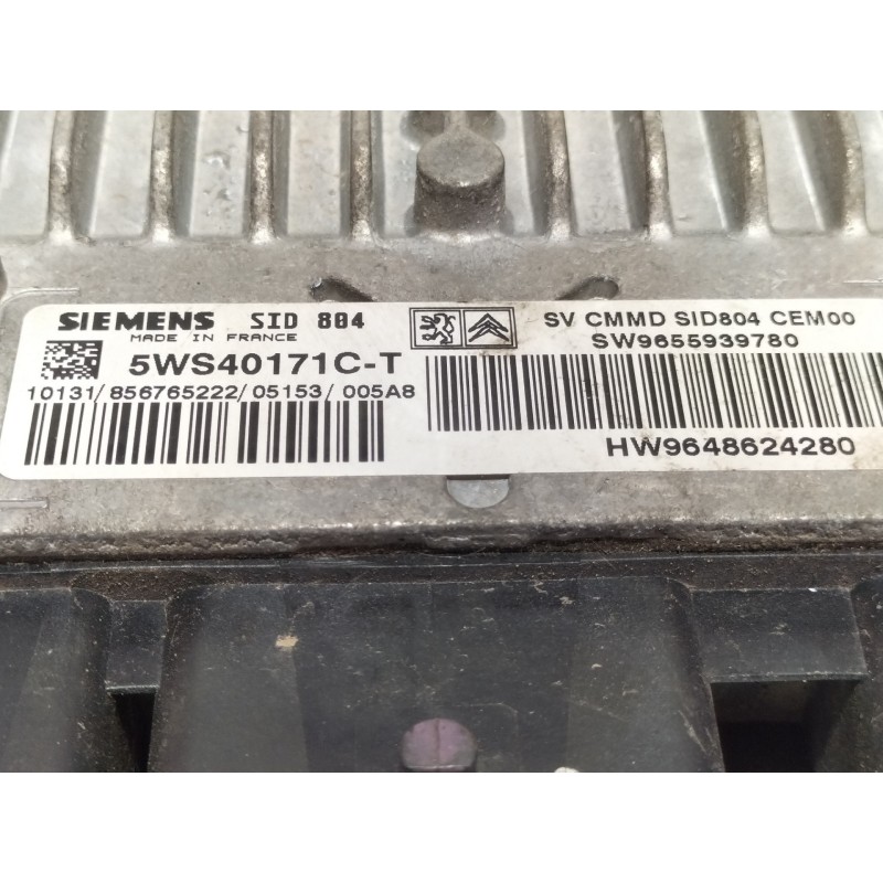 Recambio de centralita motor uce para peugeot 1007 dolce referencia OEM IAM 9655939780  