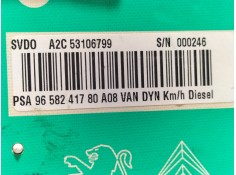 Recambio de cuadro instrumentos para peugeot 1007 dolce referencia OEM IAM 9658241780   2