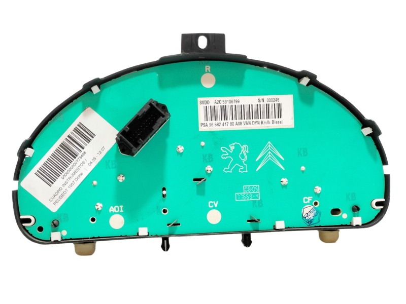 Recambio de cuadro instrumentos para peugeot 1007 dolce referencia OEM IAM 9658241780  
