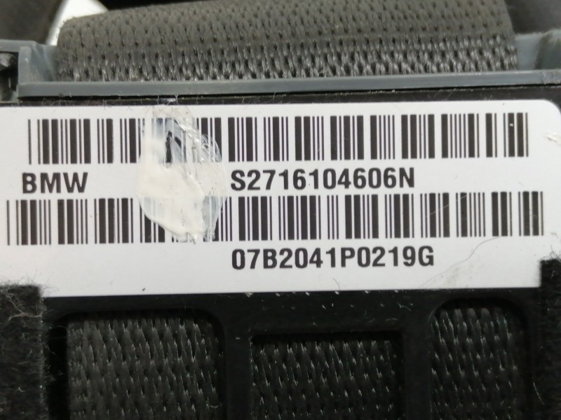 Recambio de cinturon seguridad delantero derecho para bmw x5 (e70) 3.0d referencia OEM IAM S2716104606N  