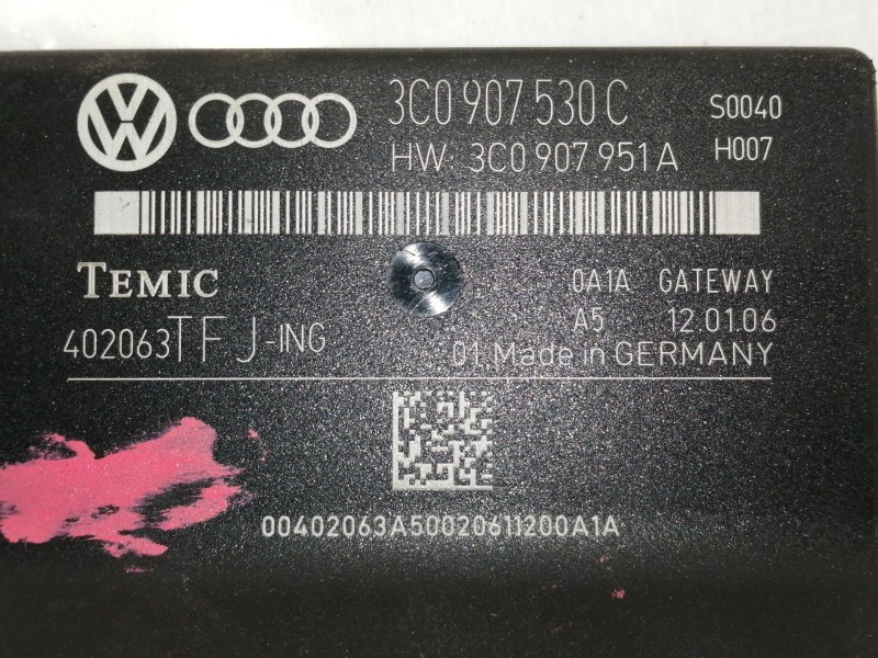 Recambio de modulo electronico para volkswagen passat berlina (3c2) advance 4motion referencia OEM IAM 3C0907530C 3C0907951A 402