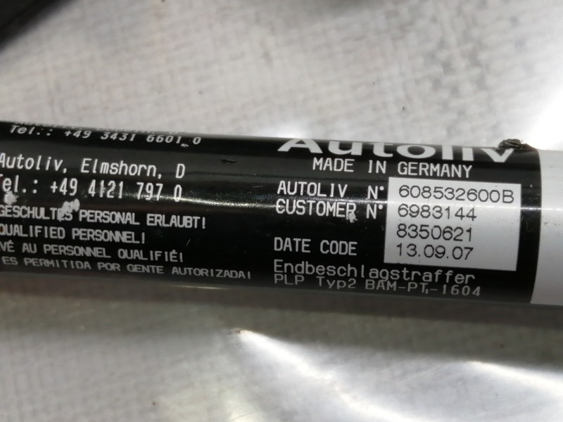 Recambio de cinturon seguridad delantero derecho para bmw x5 (e70) 3.0d referencia OEM IAM S2716104606N  