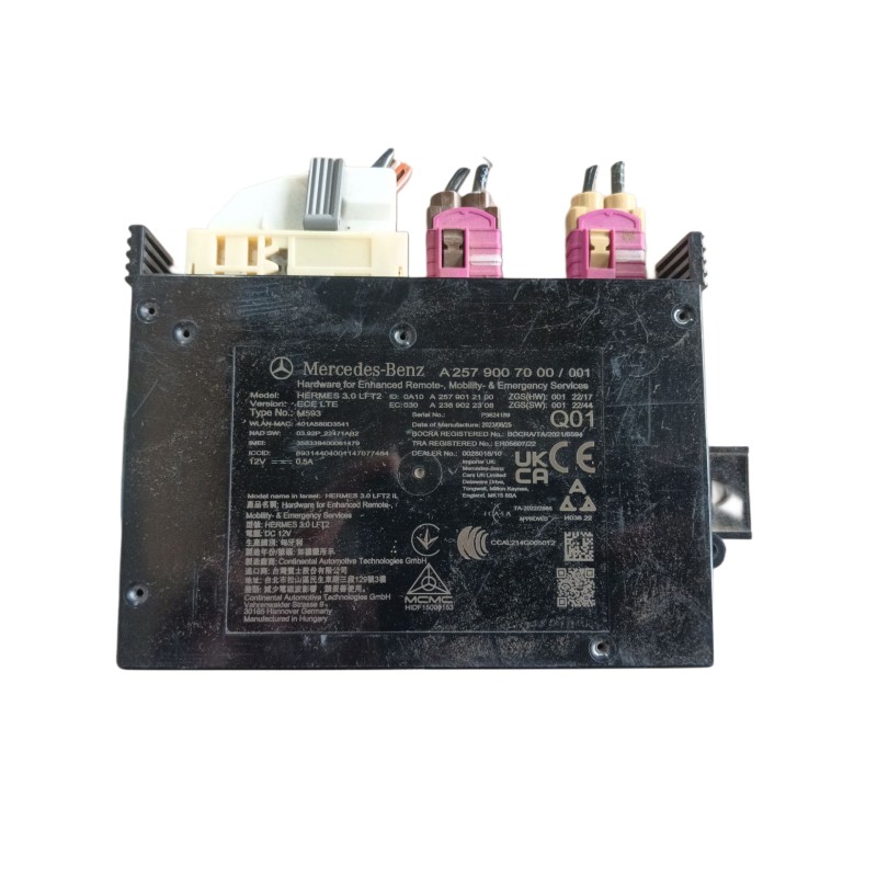 Recambio de modulo electronico para mercedes-benz eqa (h243) eqa 250+ (243.702) referencia OEM IAM A2579007000 A2579007000001 