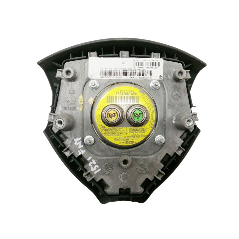 Recambio de airbag delantero izquierdo para mercedes-benz clase a (w169) a 150 (169.031) referencia OEM IAM 91618289940 ET406306