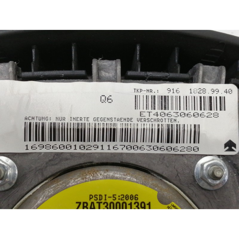 Recambio de airbag delantero izquierdo para mercedes-benz clase a (w169) a 150 (169.031) referencia OEM IAM 91618289940 ET406306