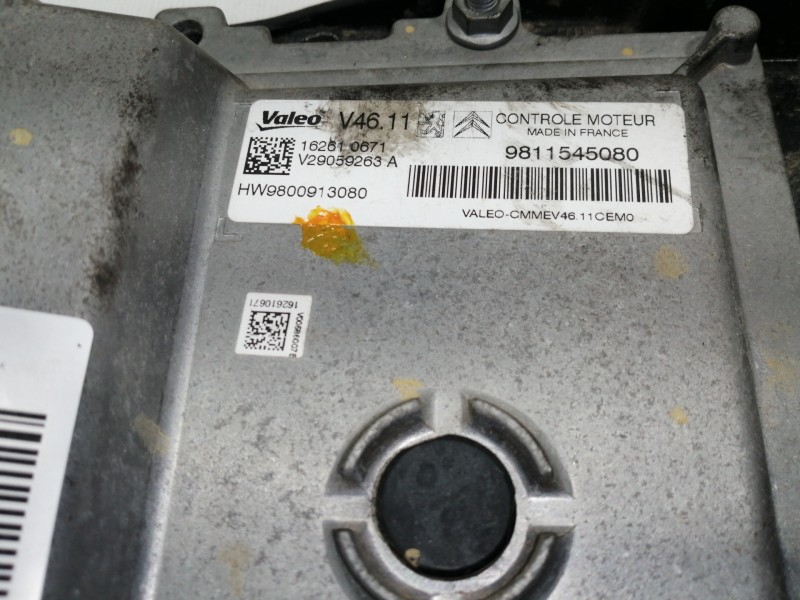 Recambio de centralita motor uce para citroën c4 cactus feel edition referencia OEM IAM 9811545080  