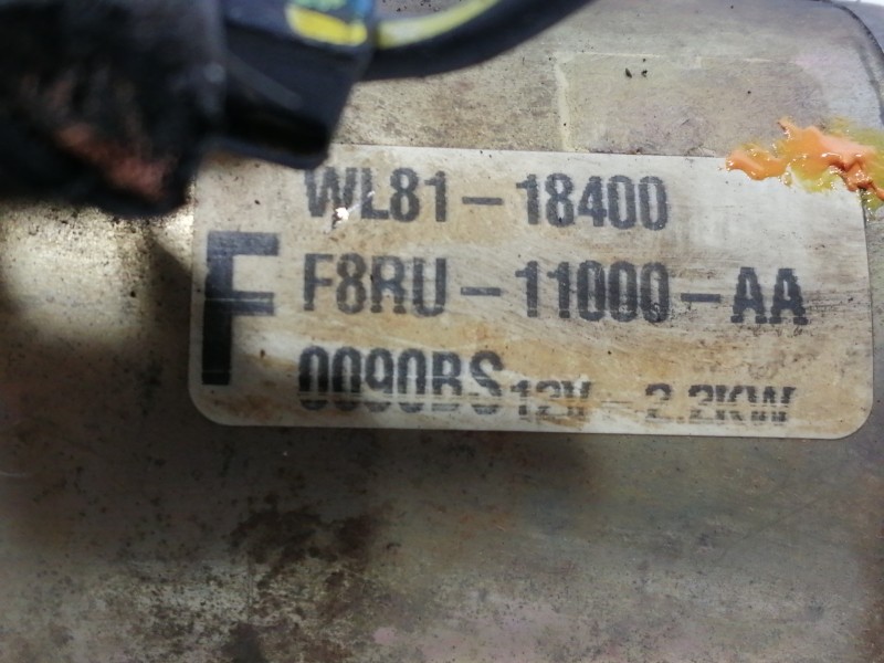 Recambio de motor arranque para ford ranger (er) cabina doblea 4x4 referencia OEM IAM WL8118400  