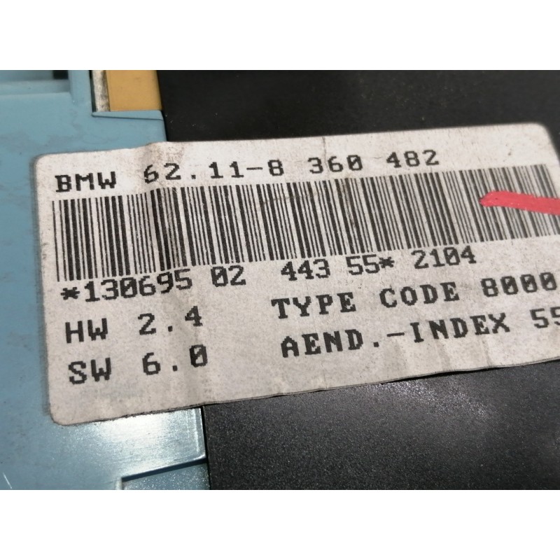Recambio de cuadro instrumentos para bmw serie 3 compacto (e36) 316i referencia OEM IAM 110008645002A  