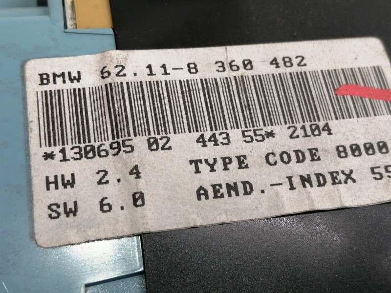 Recambio de cuadro instrumentos para bmw serie 3 compacto (e36) 316i referencia OEM IAM 110008645002A  