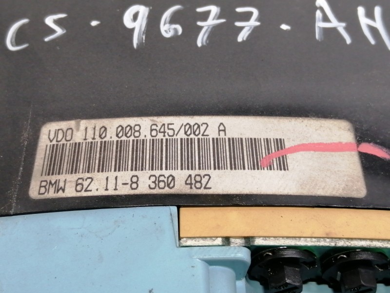 Recambio de cuadro instrumentos para bmw serie 3 compacto (e36) 316i referencia OEM IAM 110008645002A  