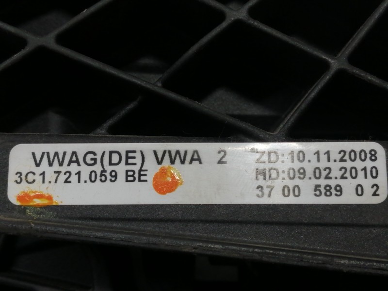 Recambio de pedal embrague para volkswagen passat berlina (3c2) edition referencia OEM IAM 3C1721059BE  