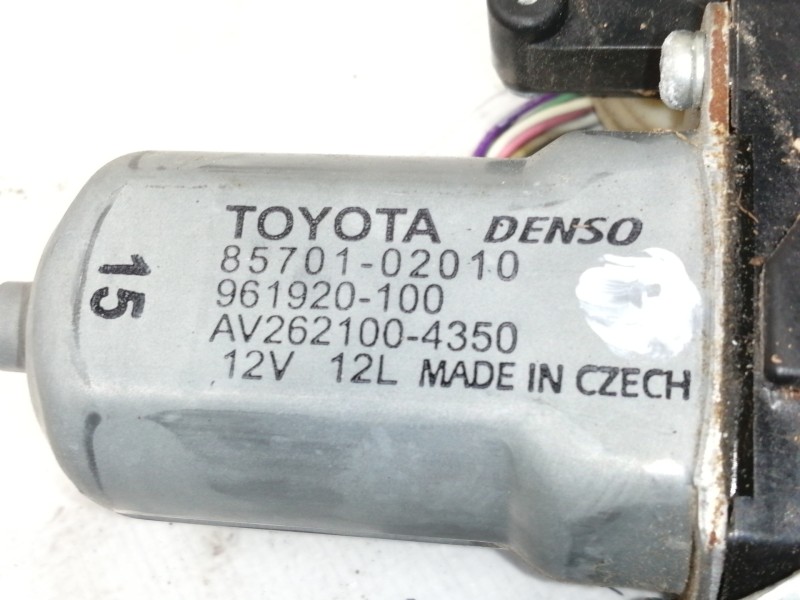 Recambio de elevalunas delantero derecho para toyota auris ts referencia OEM IAM 977556106  